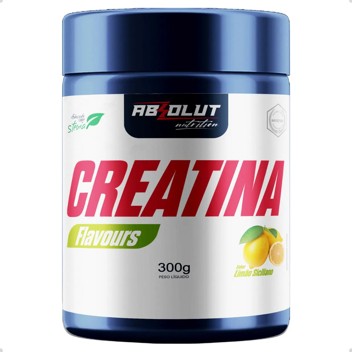 CREATINA FLAVOURS MONOHIDRATADA 300G ABSOLUT NUTRITION Limão Siciliano