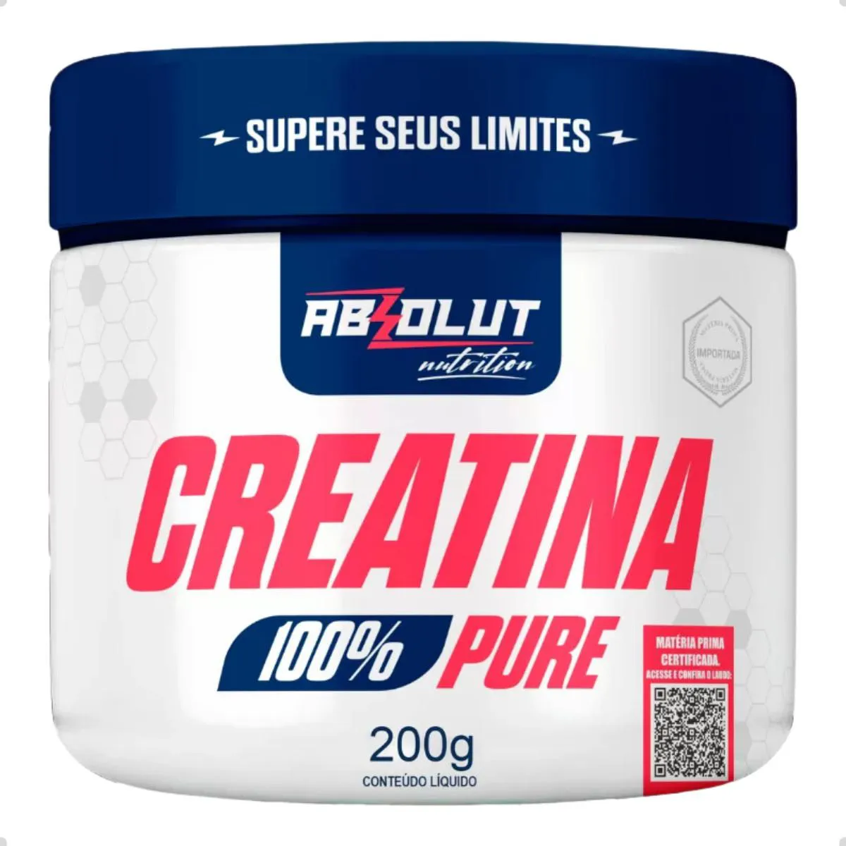 CREATINA 100% PURE MONOHIDRATADA 200G ABSOLUT NUTRITION Natural