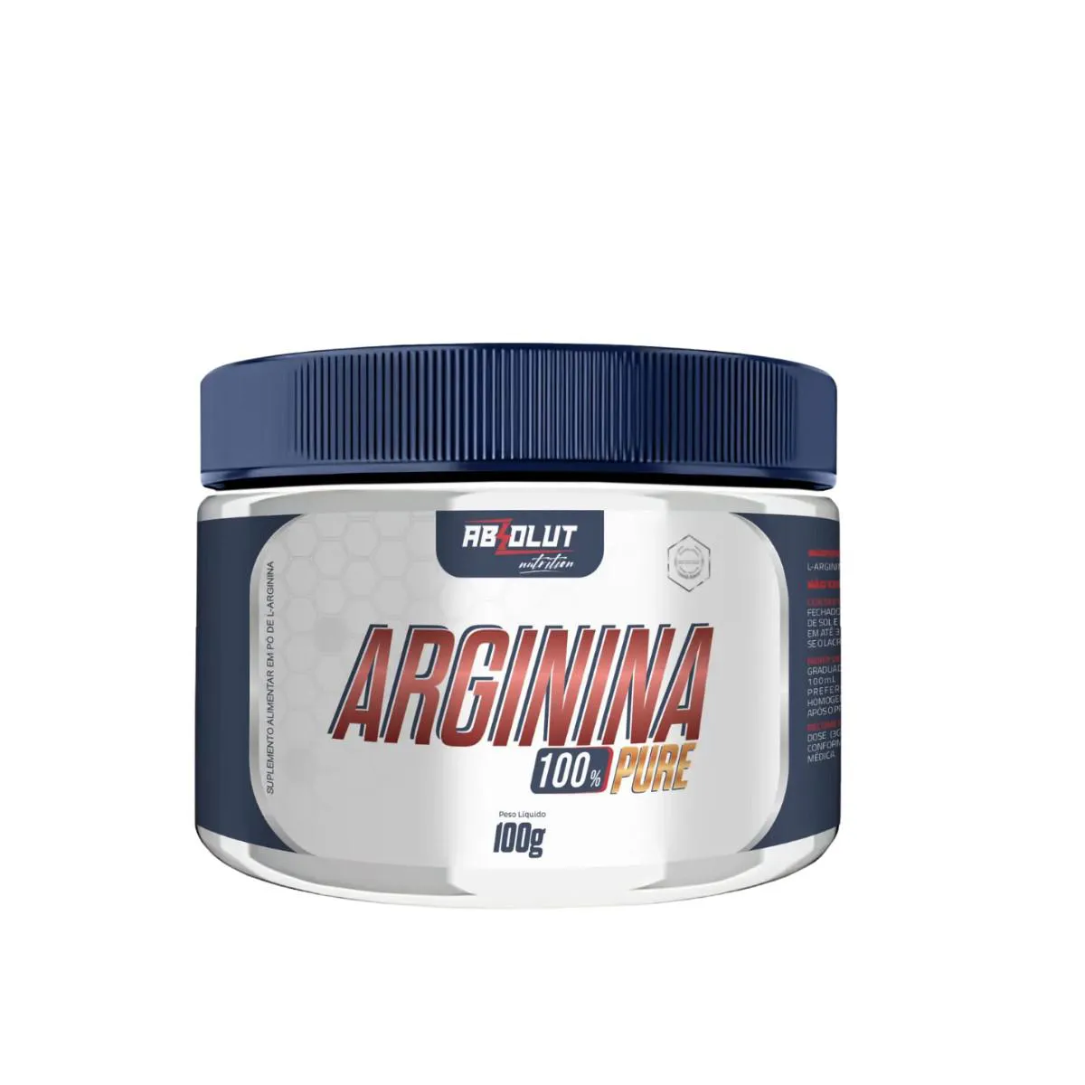 ARGININA 100% PURE POTE 100G ABSOLUT NUTRITION Natural