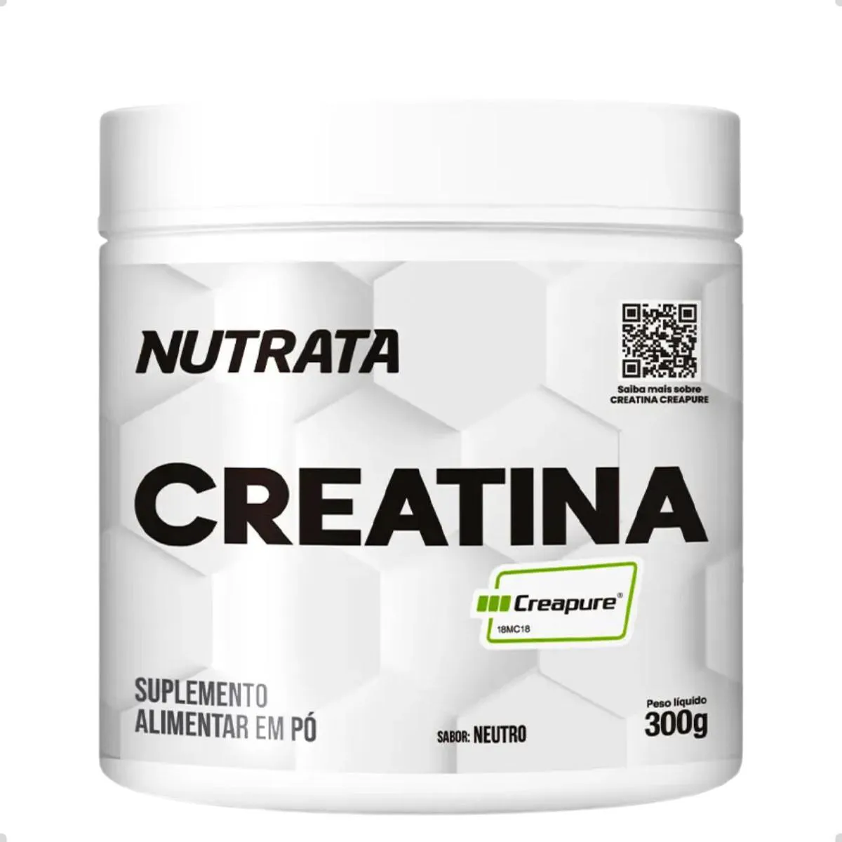 CREATINA CREAPURE 100% MONOHIDRATADA 300G NUTRATA Neutro