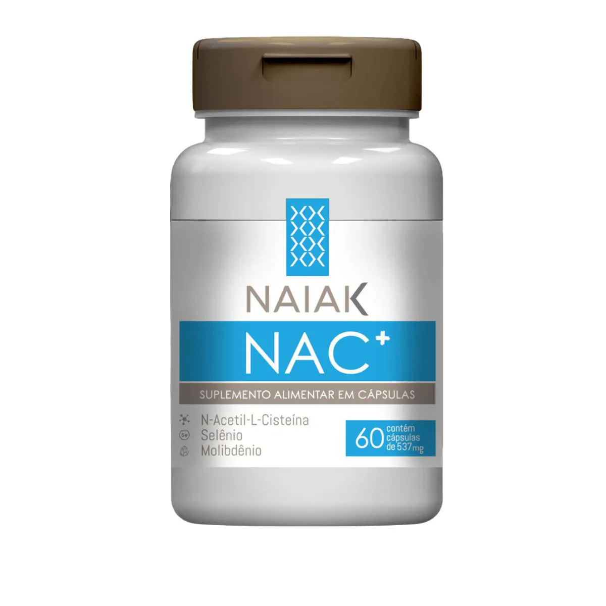 NAC+ 538MG E SELENIO 60 CAPSULAS NAIAK Natural
