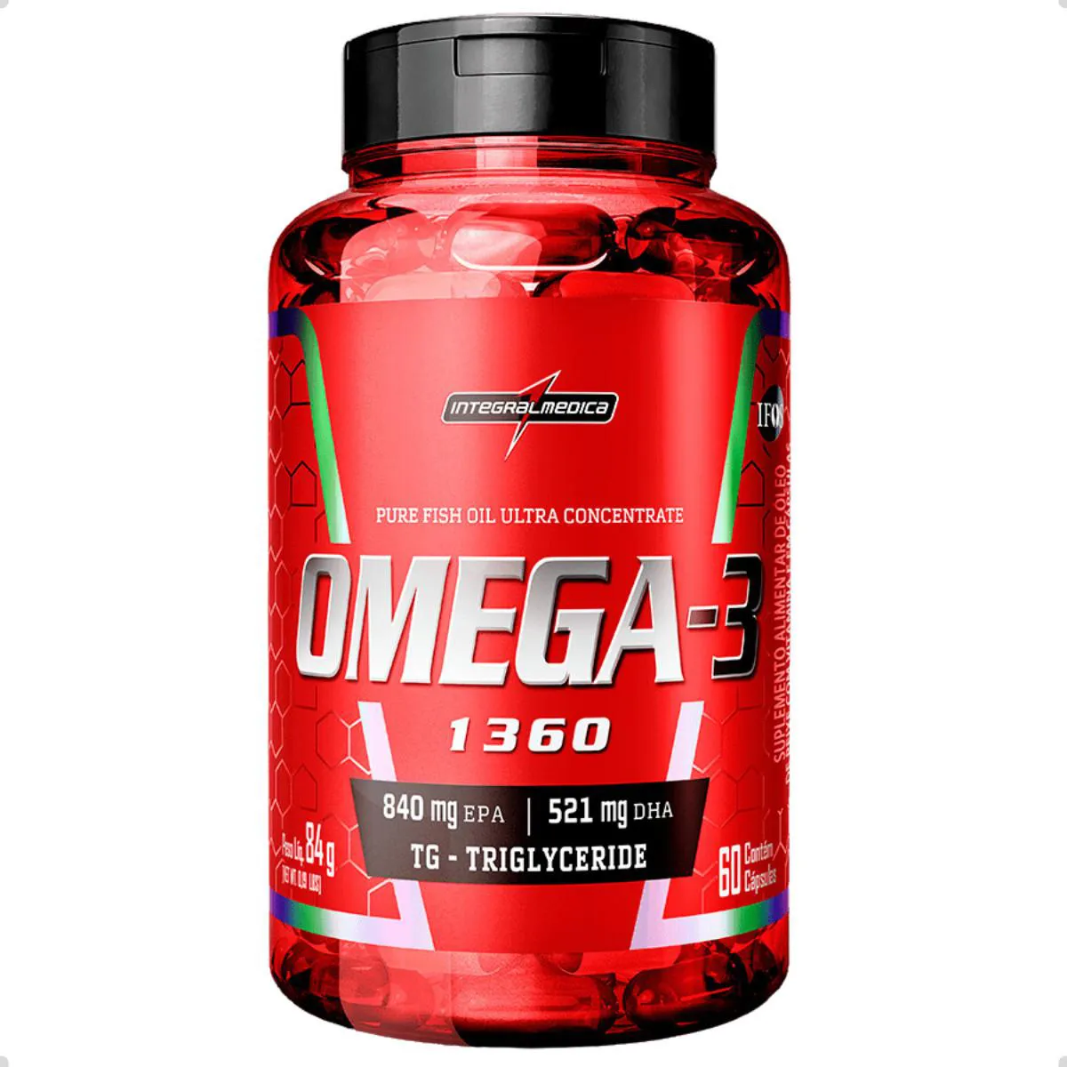 ÔMEGA 3 TG 1360MG 120 CAPSULAS INTEGRALMEDICA Natural