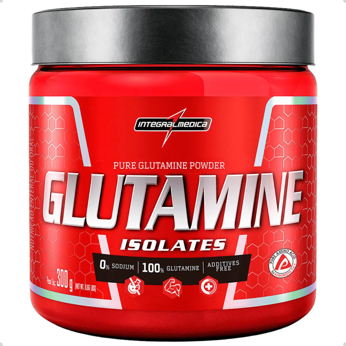 GLUTAMINE ISOLATES 100% PURE POWDER 300G INTEGRALMEDICA Natural