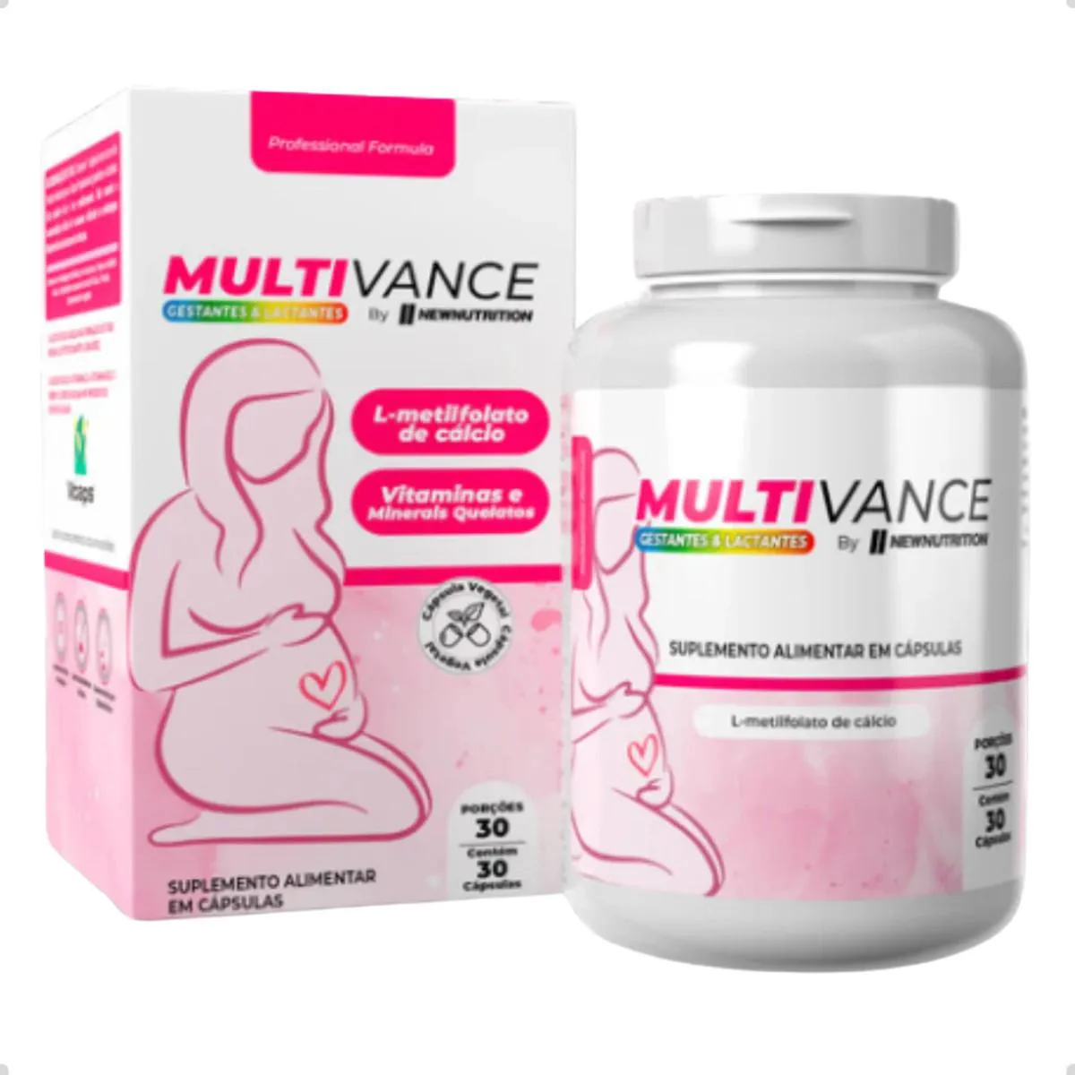 MULTIVANCE GESTANTE E LACTANTE 30 CAPSULAS NEW NUTRITION Natural