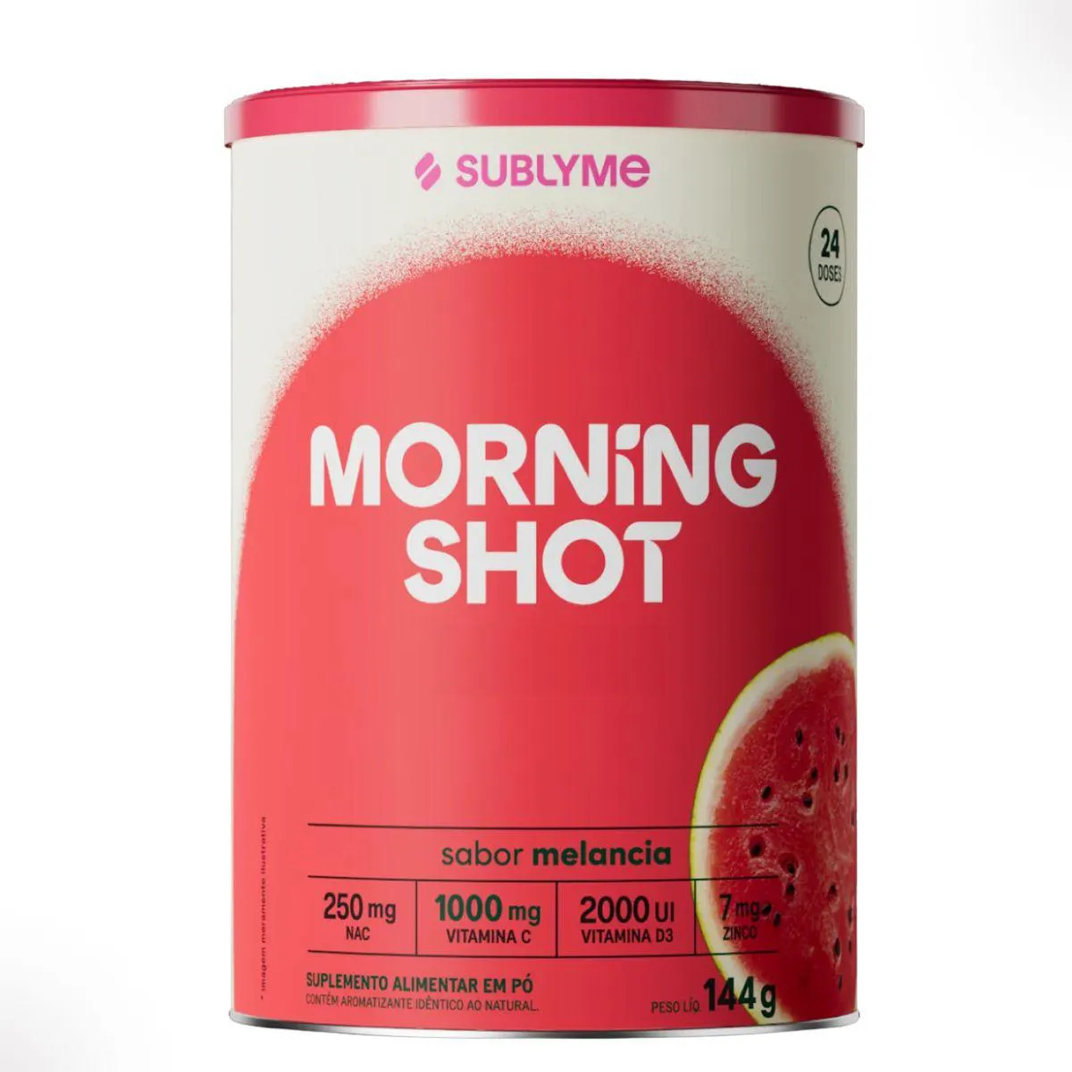 MORNING SHOT IMUNIDADE 24 DOSES 144G SUBLYME Melancia