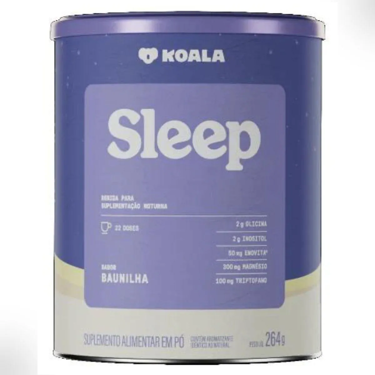 SLEEP TRIPTOFANO 22 DOSES SONO INTELIGENTE 264G KOALA Baunilha