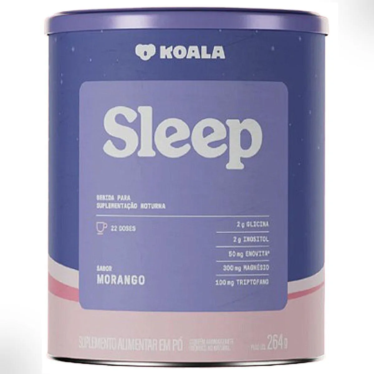 SLEEP TRIPTOFANO 22 DOSES SONO INTELIGENTE 264G KOALA Morango