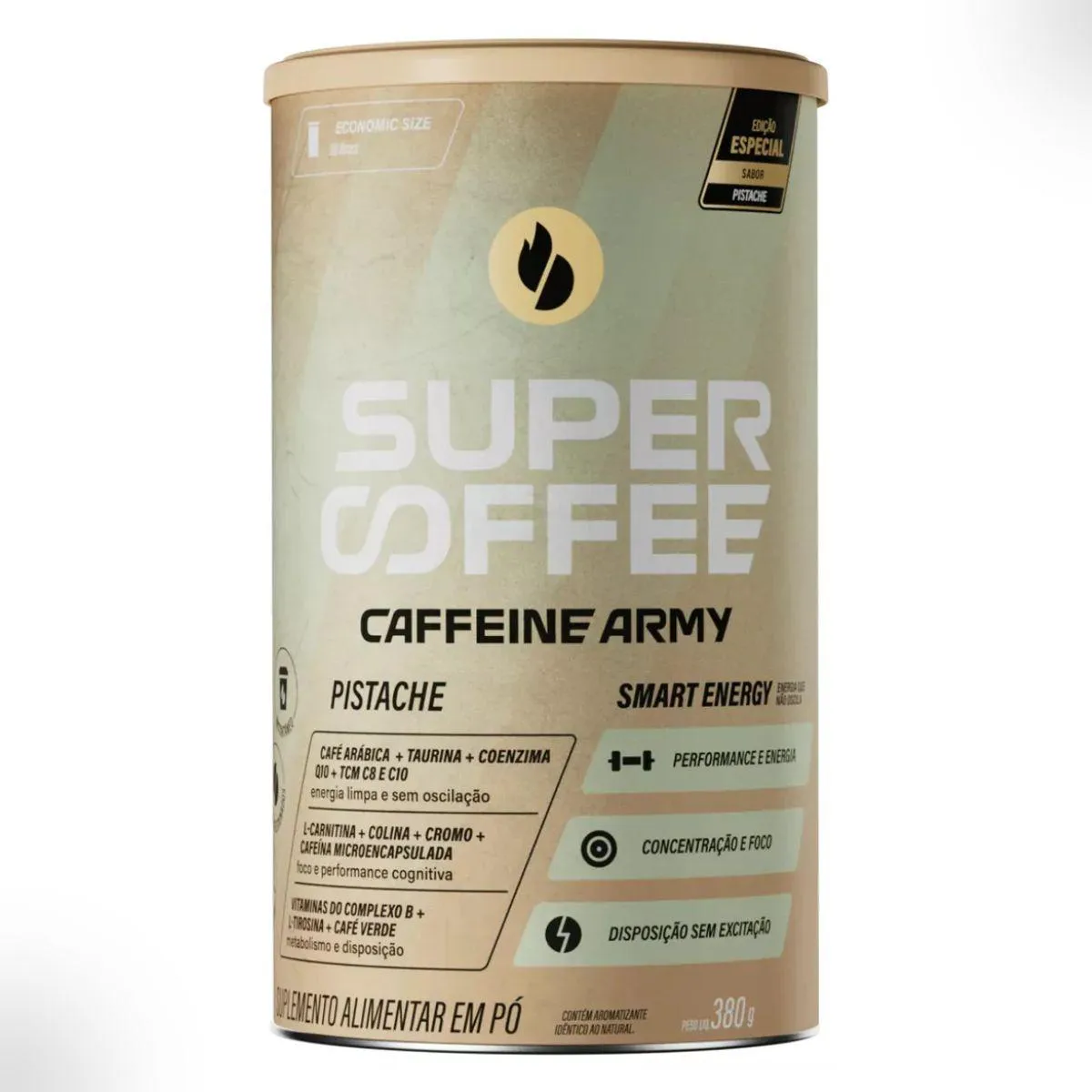 CAFé SUPER COFFEE 3.0 ECONOMIC SIZE 380G CAFFEINE ARMY Pistache