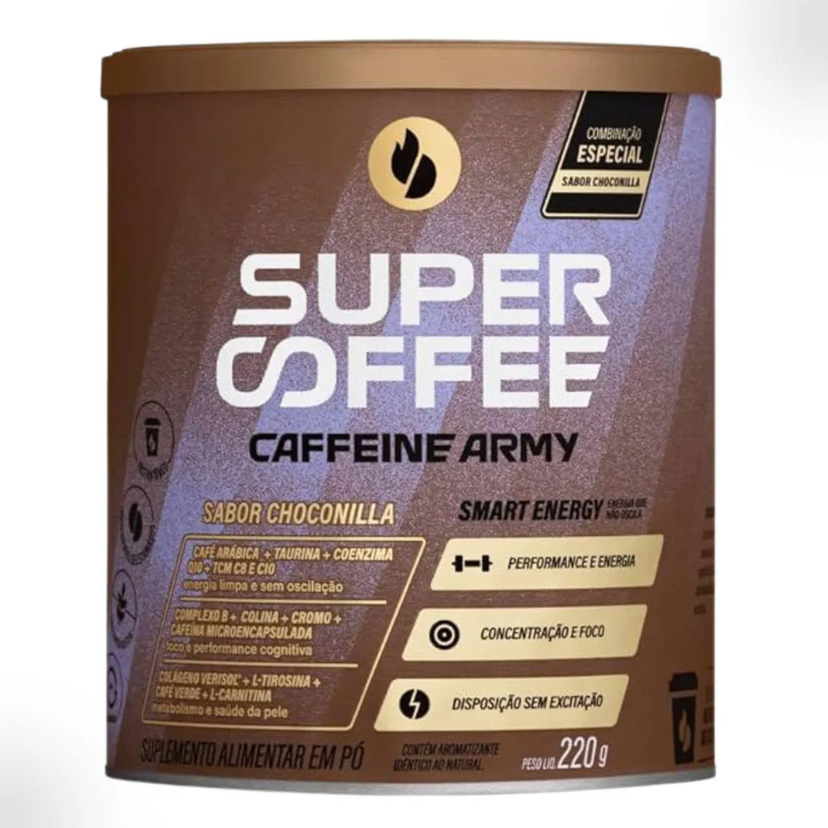 CAFé SUPER COFFEE 3.0 CLASSIC SIZE 220G CAFFEINE ARMY Choconilla