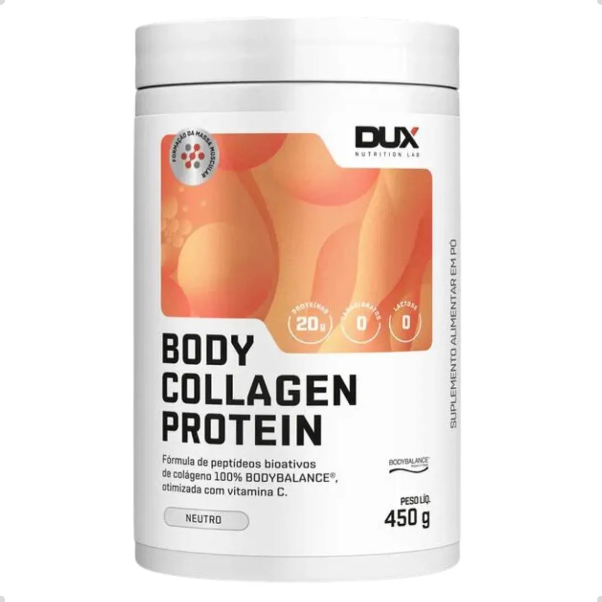 COLLAGEN BODY PROTEIN BALANCE VITAMINA C 450G DUX NUTRITION Neutro