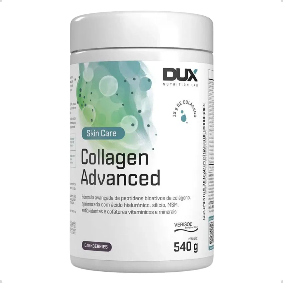 COLLAGEN ADVANCED MSM SKIN CARE 540G DUX NUTRITION Darkberries