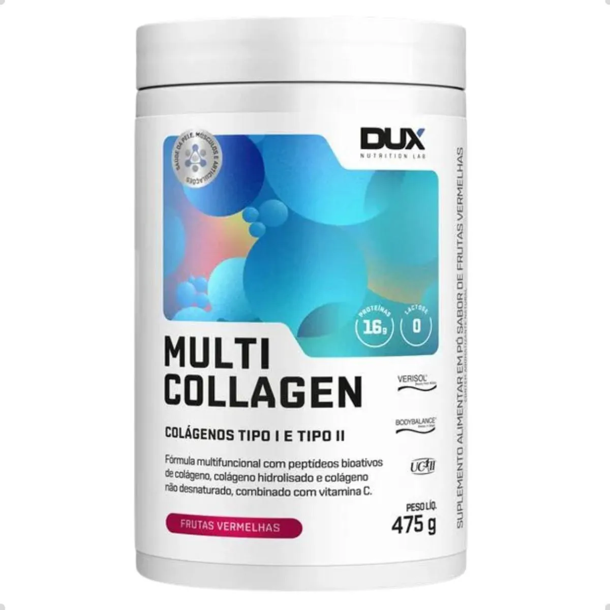 MULTI COLLAGEN PELE E ARTICULAçõES 450G DUX NUTRITION Frutas Vermelhas