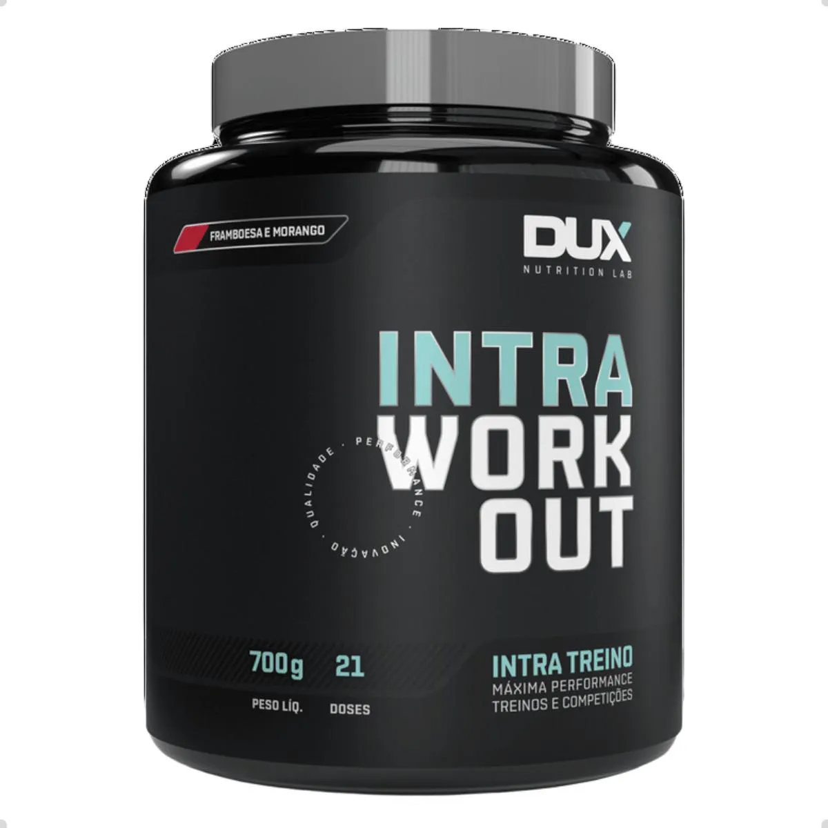 INTRA WORKOUT PERFORMANCE 21 DOSES POTE 700G DUX NUTRITION Framboesa E Morango