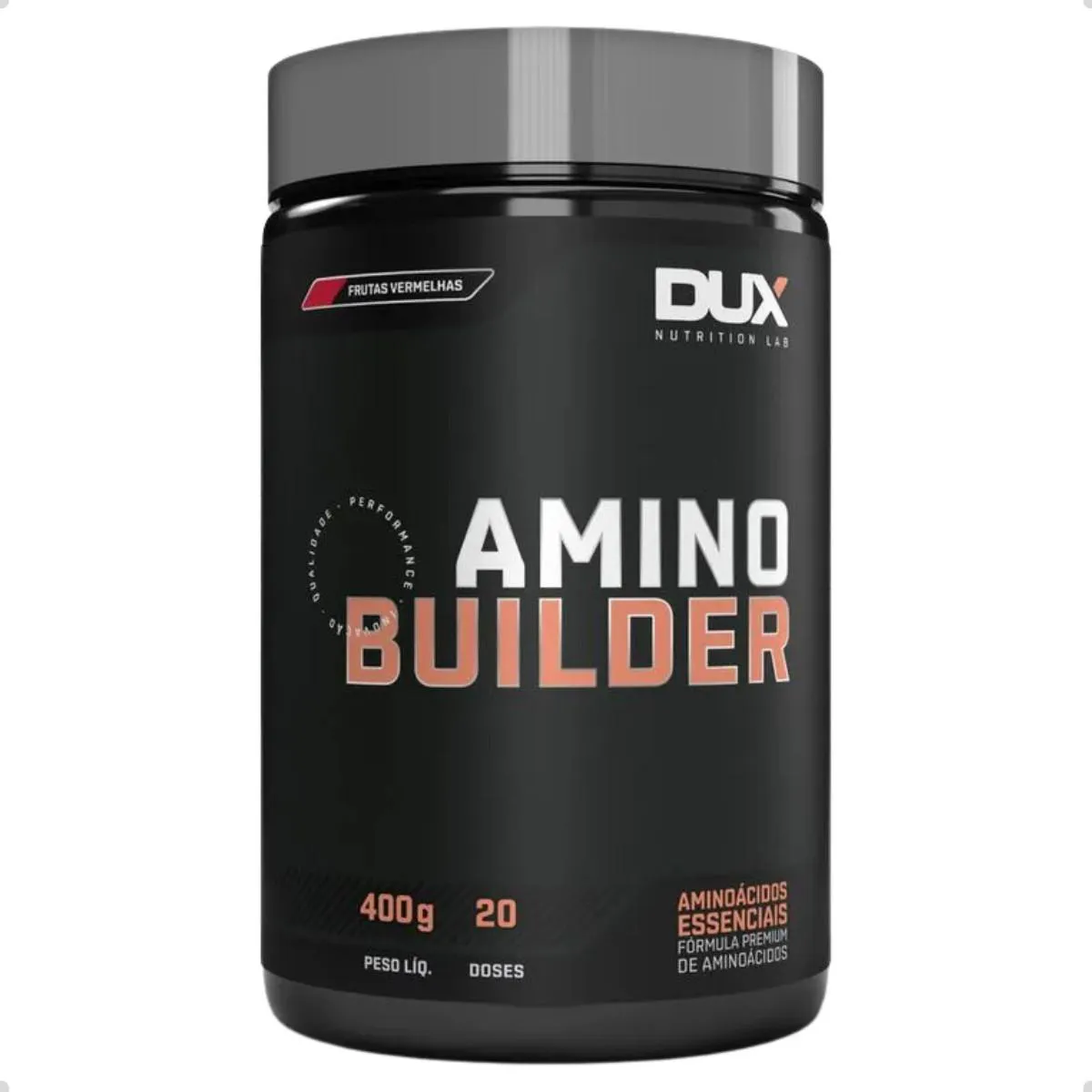 AMINOáCIDOS ESSENCIAIS AMINO BUILDER 400G DUX NUTRITION Frutas Vermelhas