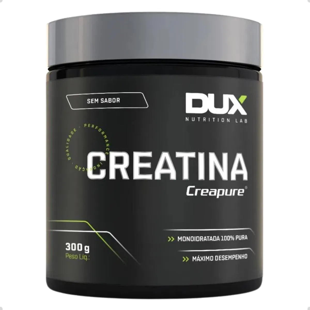CREATINA CREAPURE EM Pó POTE 300G DUX NUTRITION Natural