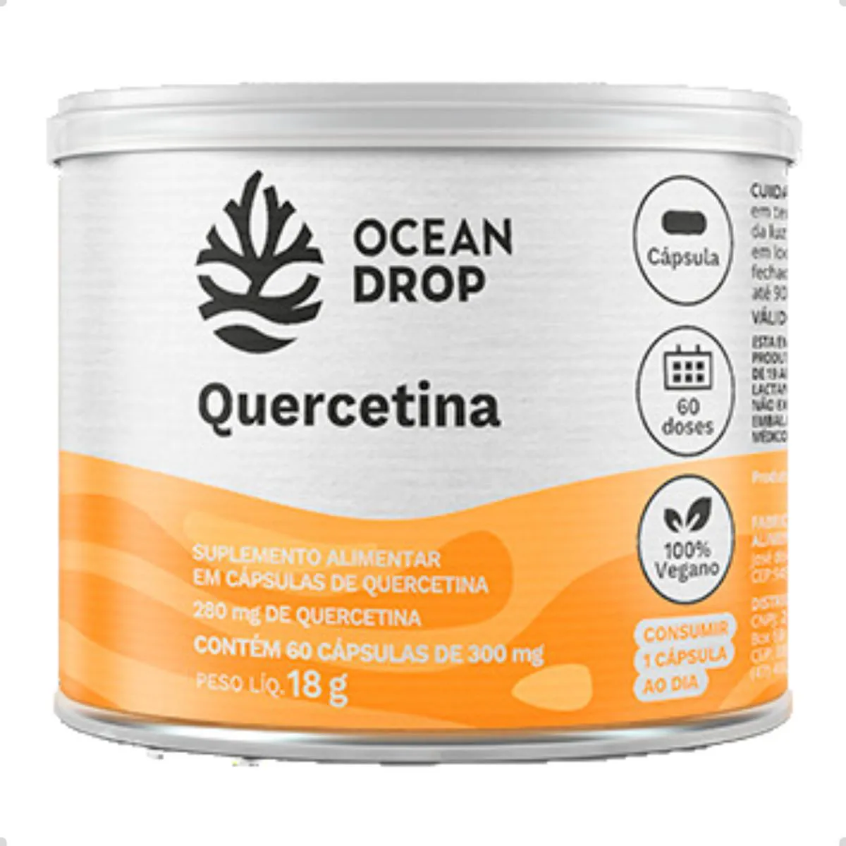QUERCETINA VEGANO 300MG 60 CAPSULAS OCEAN DROP Natural
