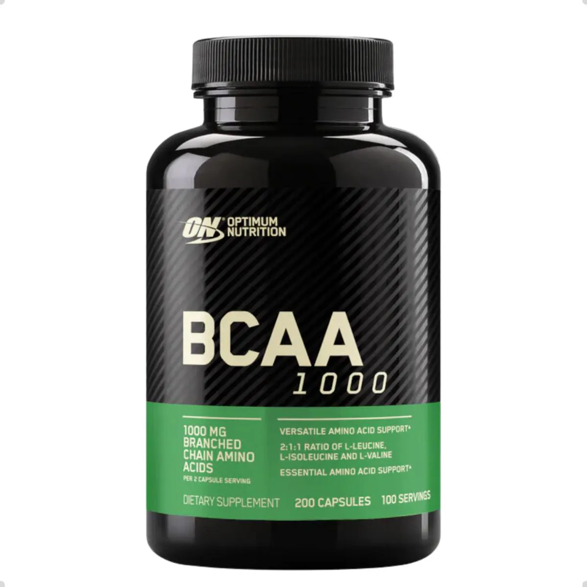 BCAA 1000 2:1:1 AMINO 200 CAPSULAS OPTIMUM NUTRITION Natural