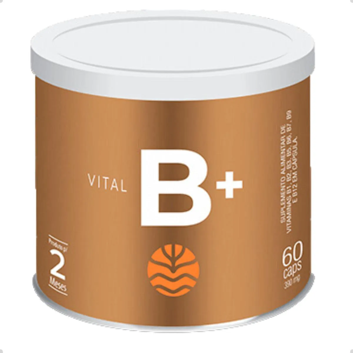 VITAMINA B+ COMPLEX 350MG 60 CAPSULAS VITAL ATMAN Natural