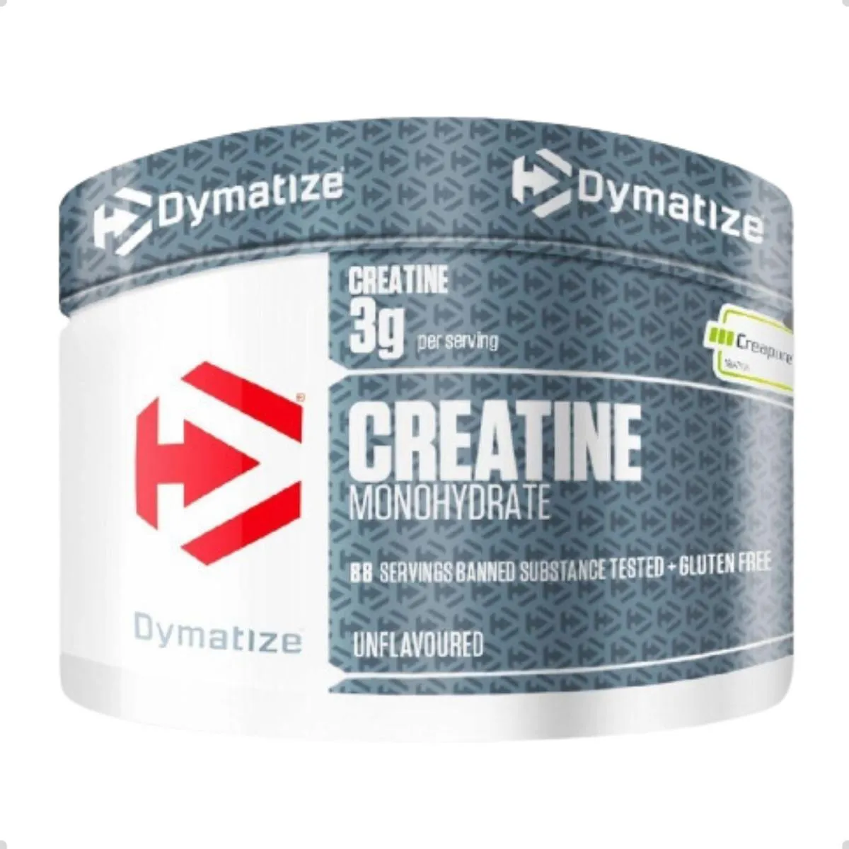 CREATINE MONOHYDRATE 100% CREAPURE 300G DYMATIZE SEM Sabor