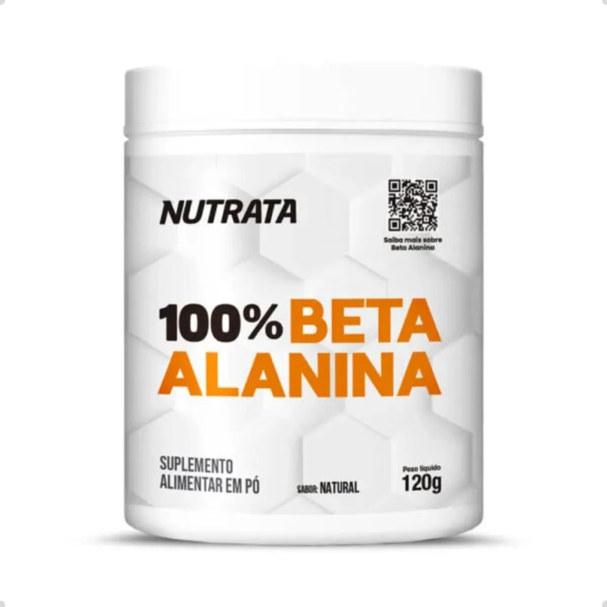 100% BETA ALANINA VEGANO 120G NUTRATA Natural