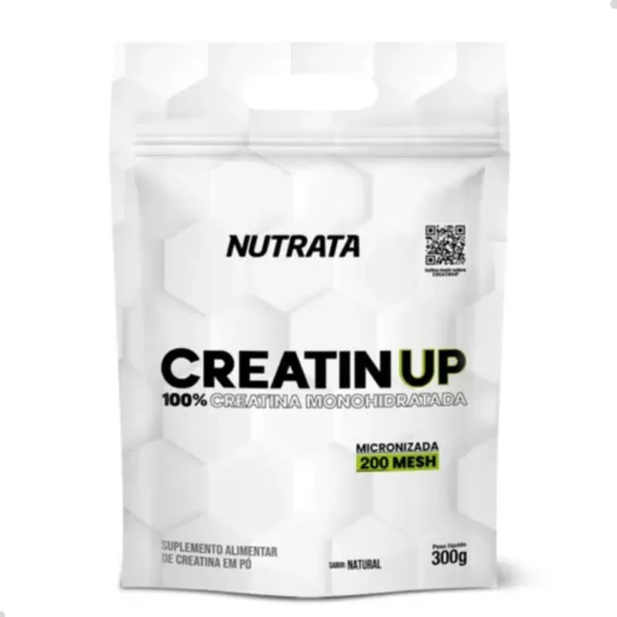 CREATINA REFIL CREATIN UP 100% MONOHIDRATADA 300G NUTRATA Natural