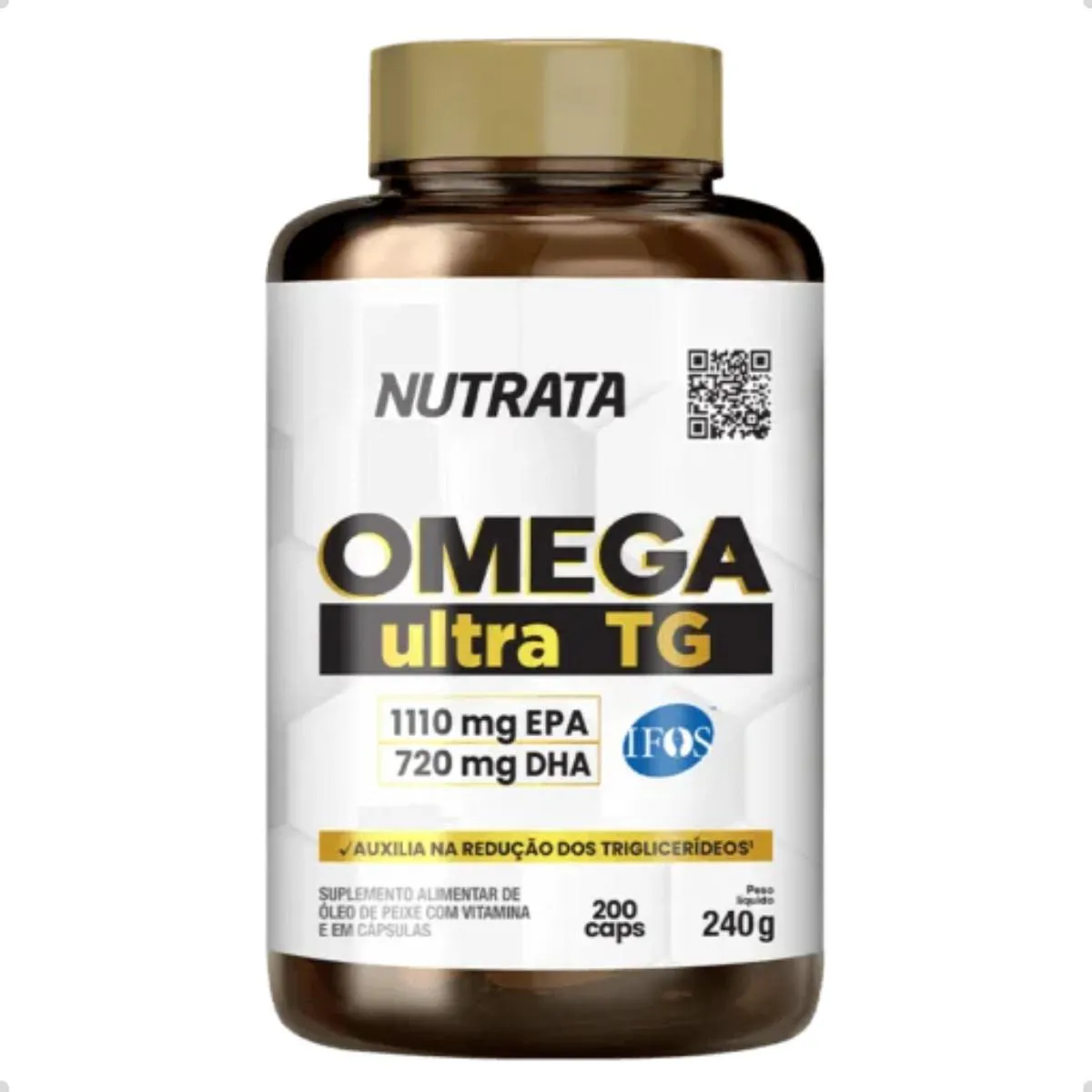 ÔMEGA 3 ULTRA IFOS TG EPA DHA 200 CAPSULAS NUTRATA Natural