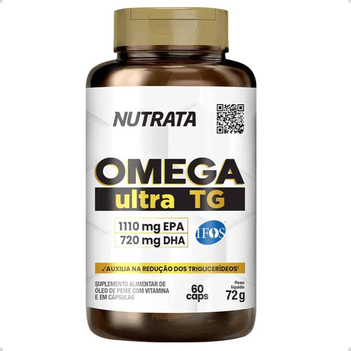 ÔMEGA 3 ULTRA IFOS TG EPA DHA 60 CAPSULAS NUTRATA Natural