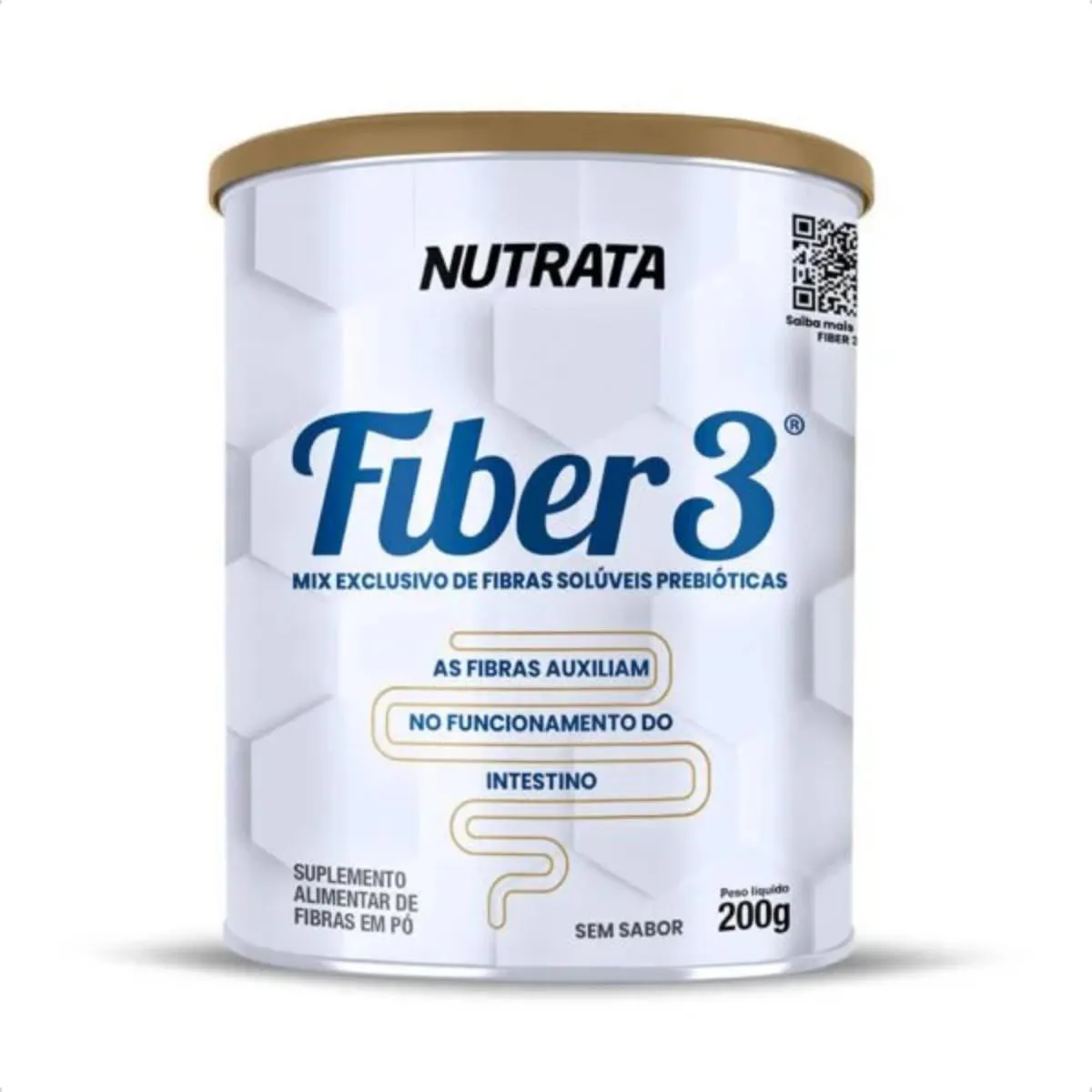 FIBER 3 MIX DE FIBRAS ALIMENTARES 200G NUTRATA Natural