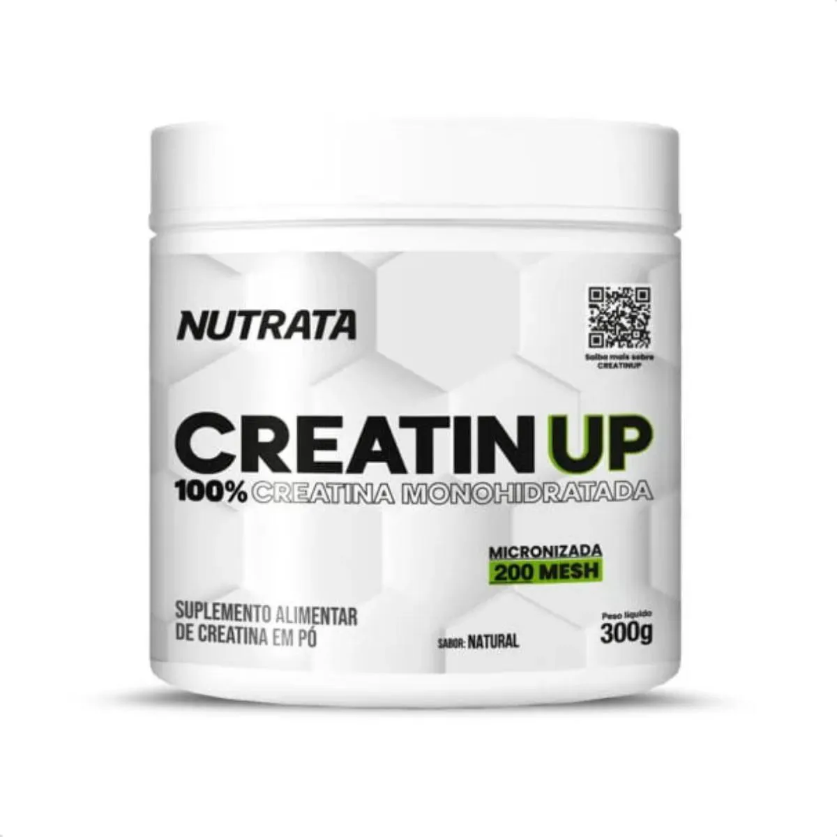 CREATINA CREATIN UP 100% MONOHIDRATADA 300G NUTRATA Natural