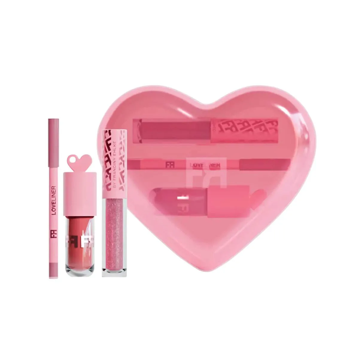 KIT FRAN BY FRANCINY EHLKE LOVE 2 GLOSS LABIAL + 1 LáPIS LABIAL