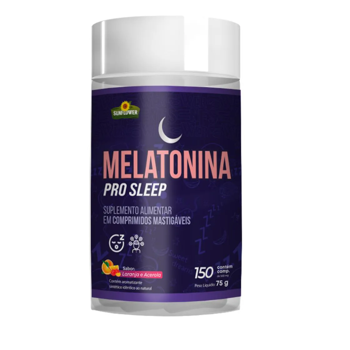 SUPLEMENTO DE MELATONINA 150 COMPRIMIDOS - SUNFLOWER