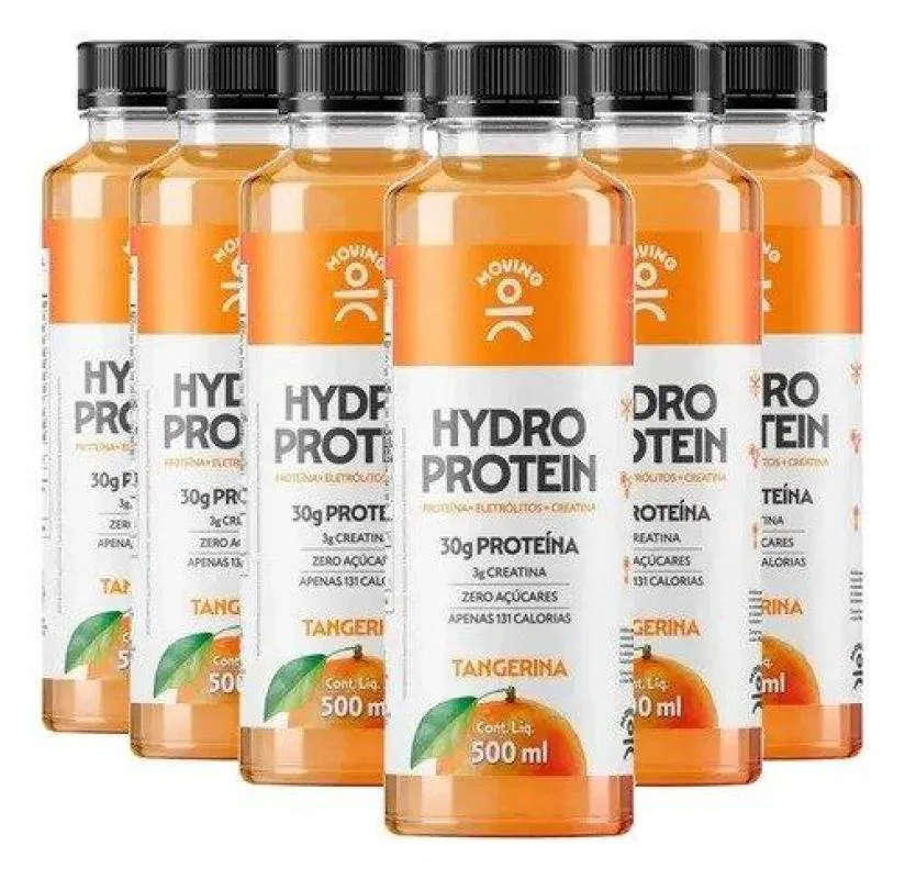 6X ISOTôNICO MOVING HYDRO PROTEIN TANGERINA 500ML