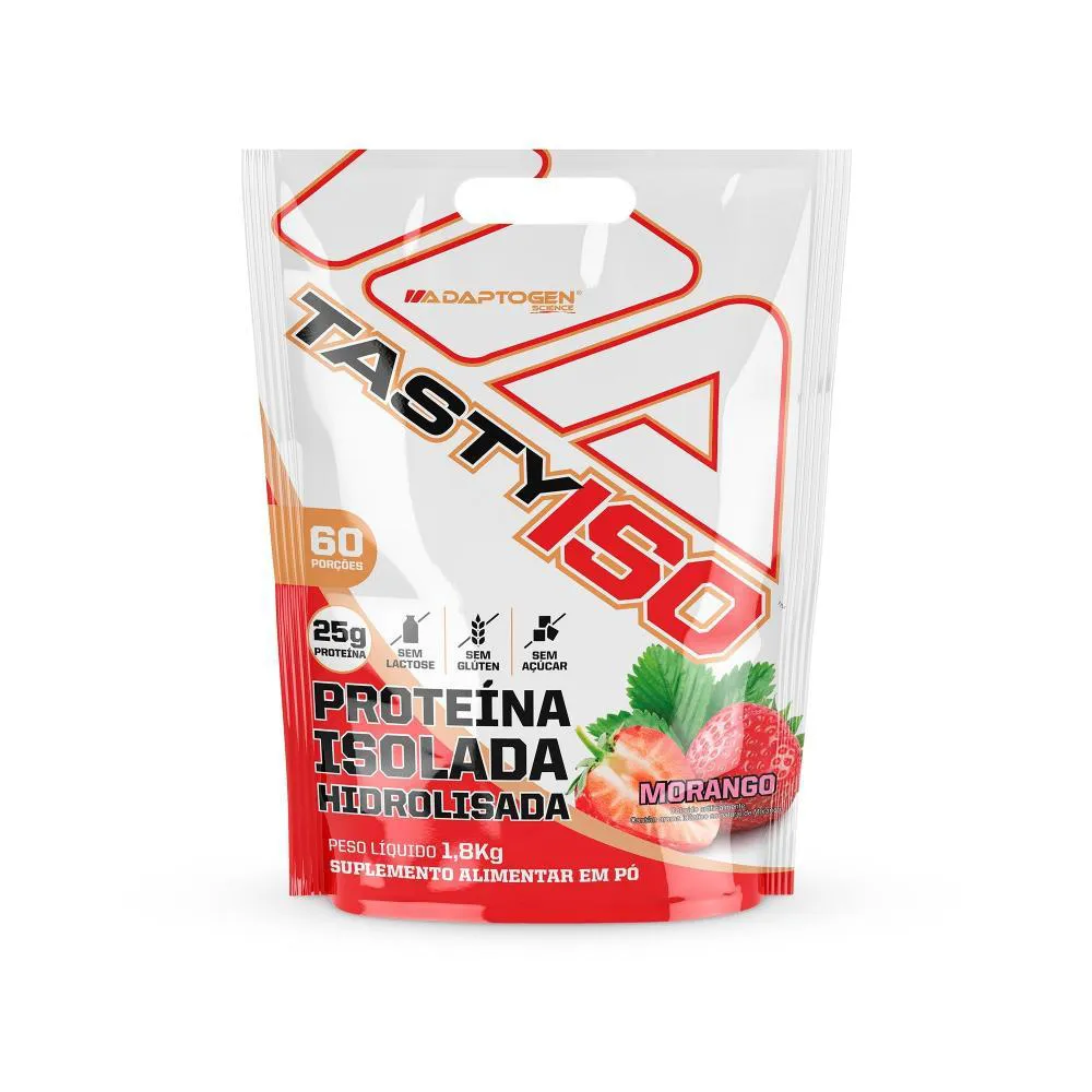 TASTY ISO ADAPTOGEN MORANGO REFIL 1,8KG