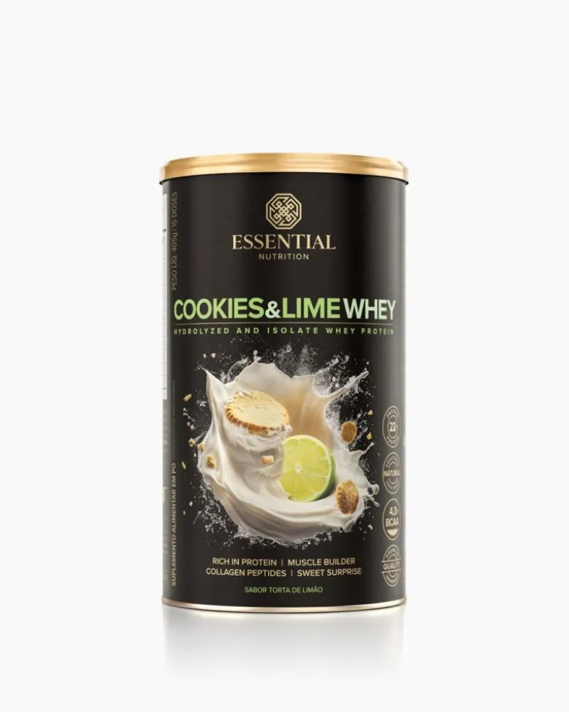 COOKIES E LIME WHEY LATA (405G) - SABOR: TORTA DE LIMãO