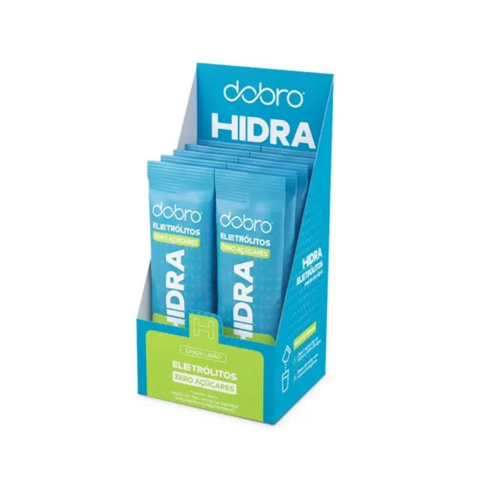 HIDRA ELETROLITOS DOBRO (10UN X 7G) - SABOR: LIMãO