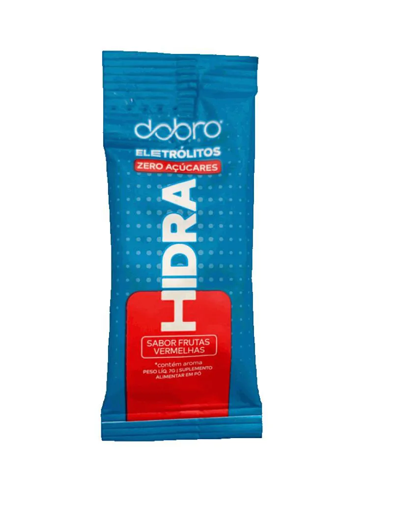 HIDRA ELETROLITOS DOBRO (SACHê 7G) - SABOR: FRUTAS VERMELHAS