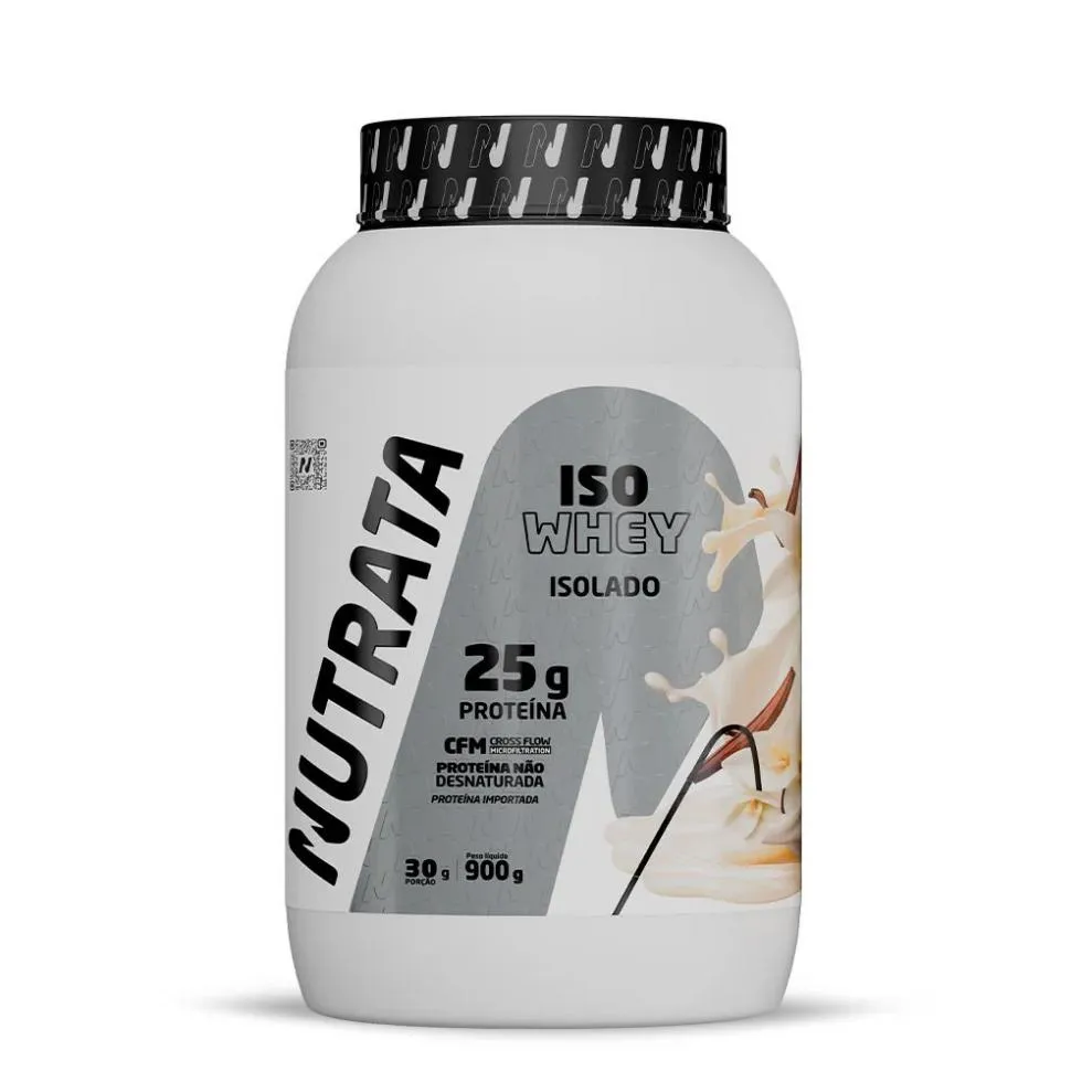 ISO WHEY (900G) - SABOR: BAUNILHA (NOVA EMBALAGEM)