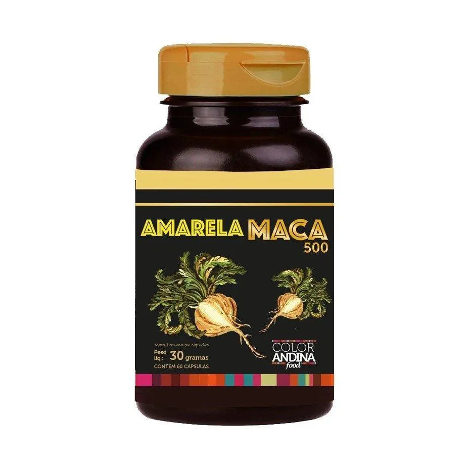 MACA AMARELA COLOR ANDINA 60 CáPSULAS