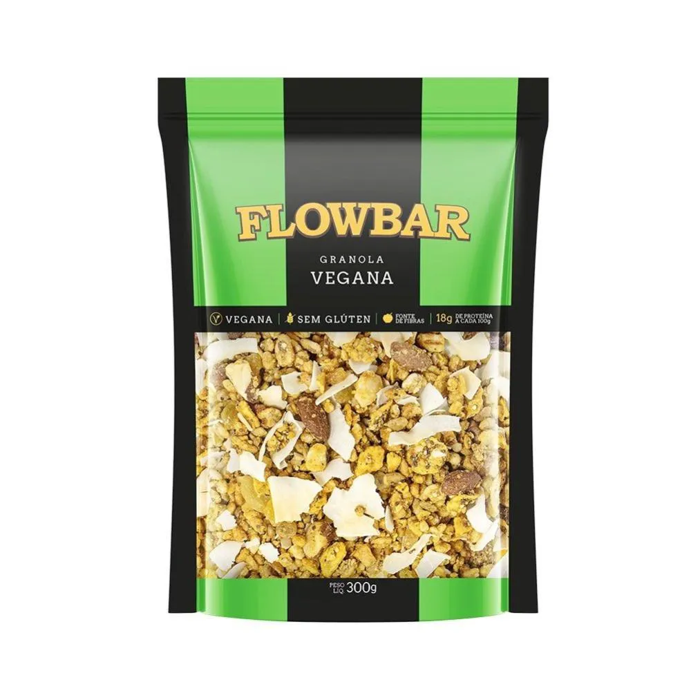 GRANOLA VEGANA FLOWBAR 300G