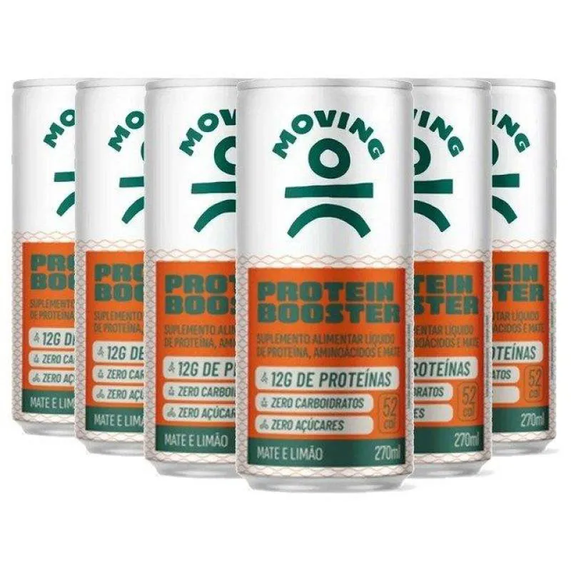 6X MOVING 12G PROTEíNA MATE LIMãO 270ML
