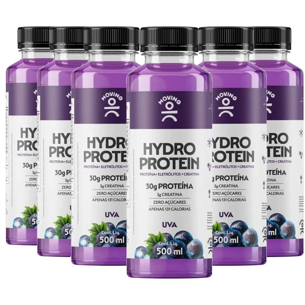 6X ISOTôNICO MOVING HYDRO PROTEIN UVA 500ML