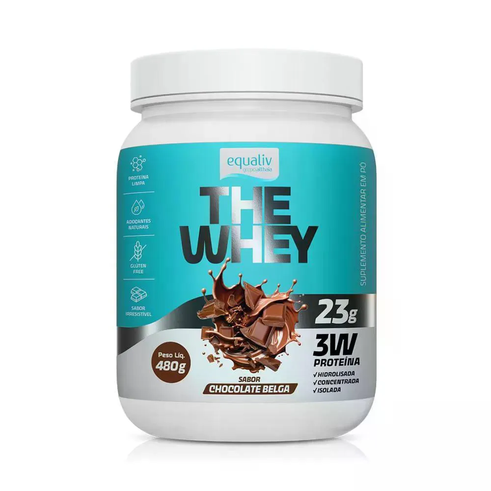 WHEY 3W EQUALIV CHOCOLATE BELGA 480G