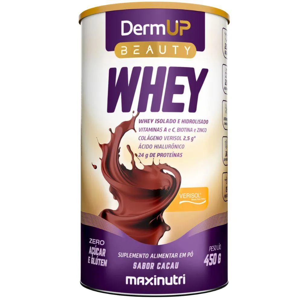 DERMUP BEAUTY WHEY 450G - MAXINUTRI Cacau