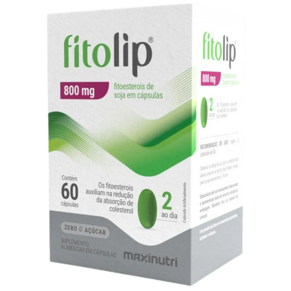 FITOLIP (FITOESTEROIS E FITOESTANOIS) 60 CáPSULAS - MAXINUTRI