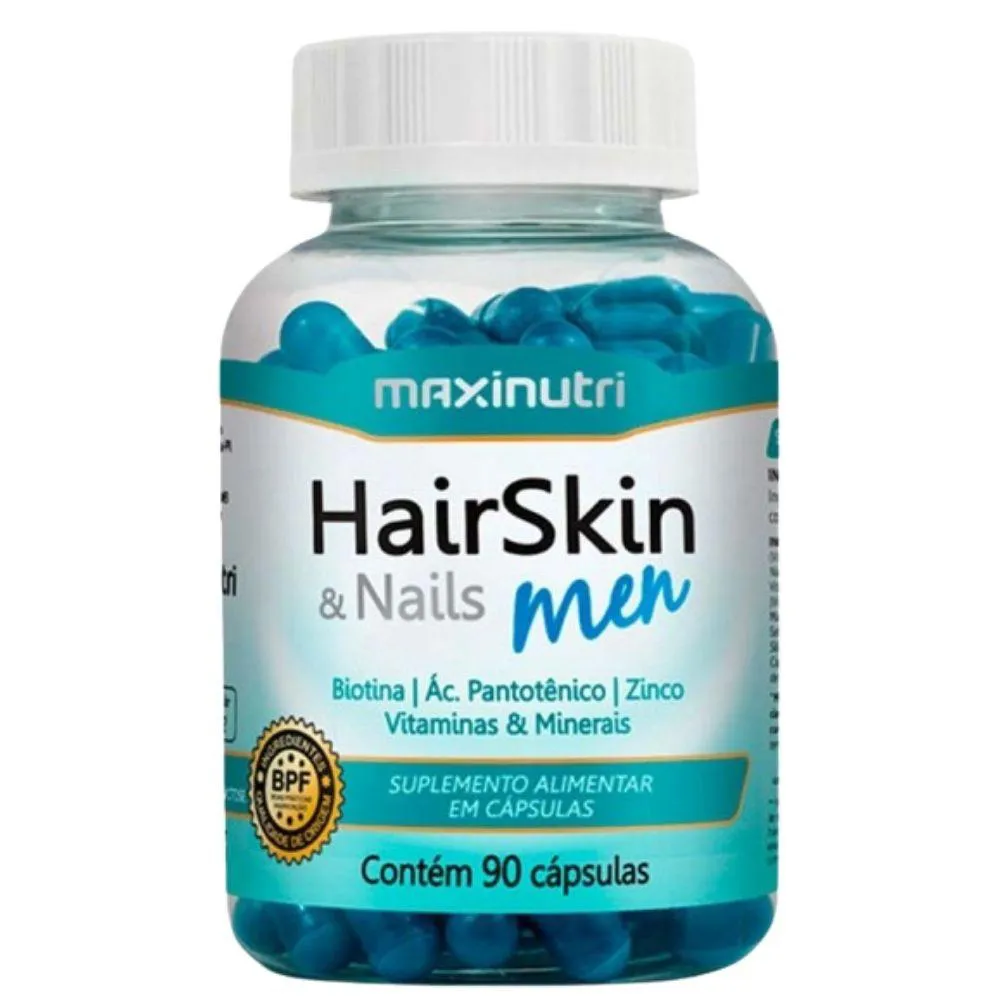 HAIRSKIN MEN 90 CáPSULAS - MAXINUTRI