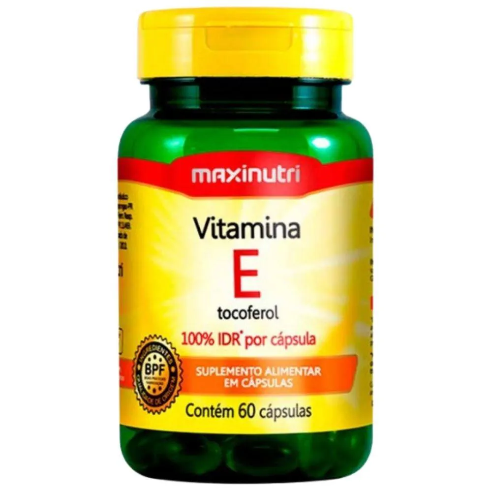 VITAMINA E 100% IDR 60 CáPSULAS - MAXINUTRI