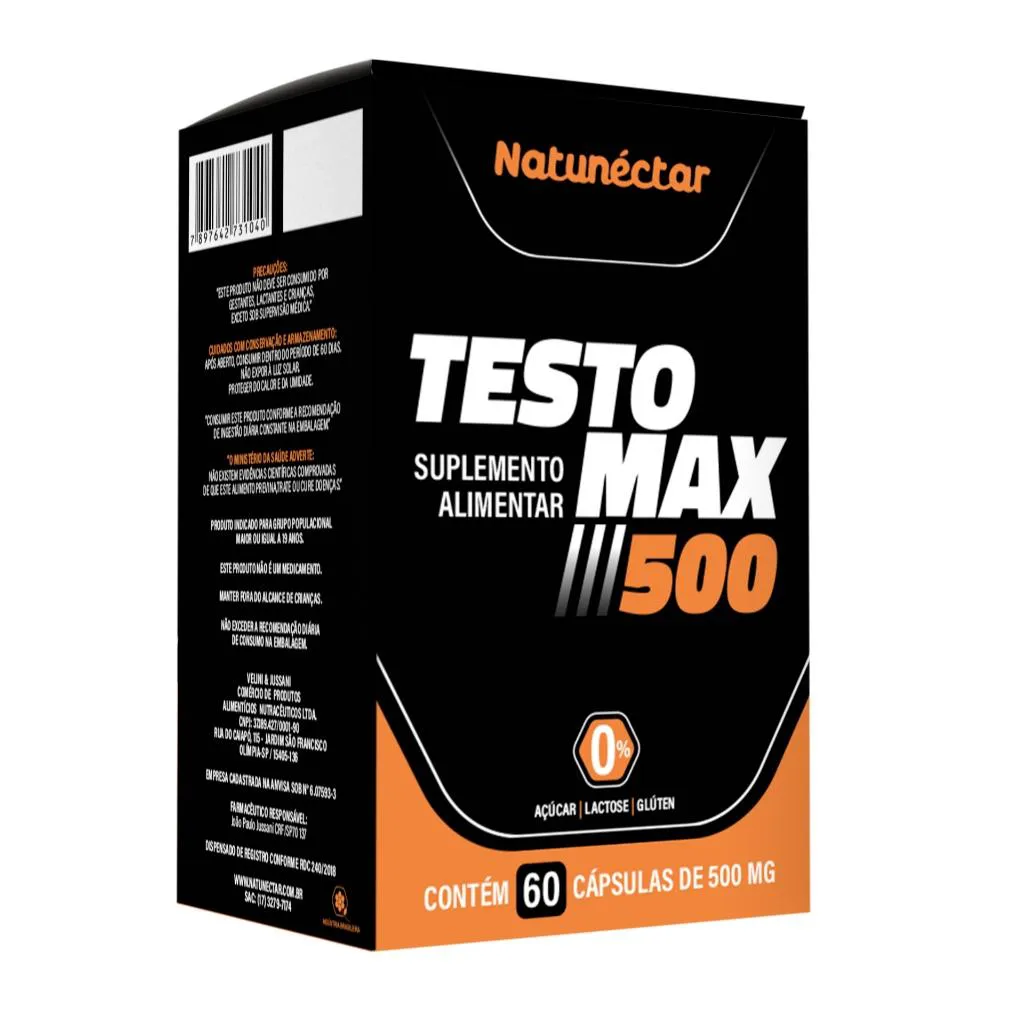 TESTOMAX 500MG 60 CáPSULAS