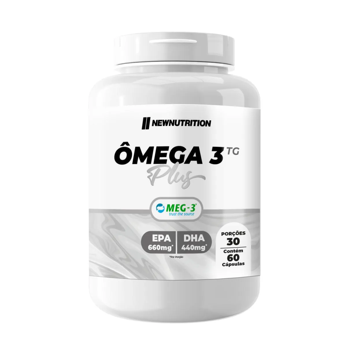 ÔMEGA 3 PLUS SELO MEG-3 TG 60 CáPSULAS Natural