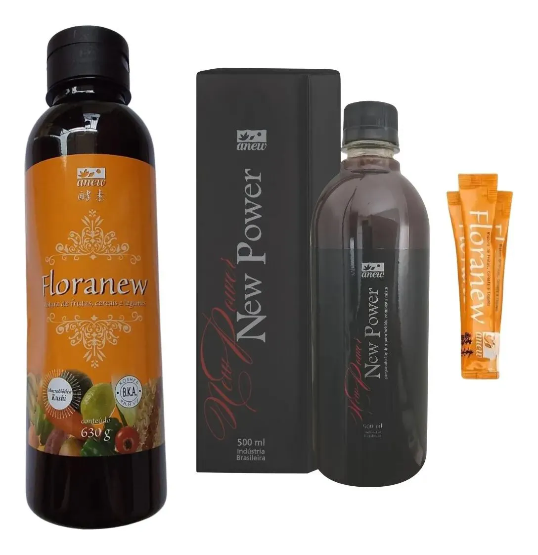 FLORANEW GARRAFA 630G + 01 NEW POWER 500ML + 05 SACHê FLORANEW