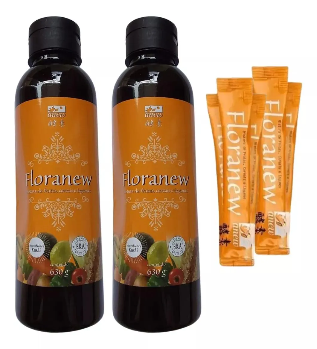 KIT 02 FLORANEW GARRAFA ANEW 630G + 5 SACHêS FLORANEW